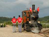 Heizer und Lokführer des internen Fahrtages [Daniel Baumgartner/2008]