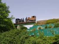 Das erste Mal sind jetzt Dampfloks auf der grossen Brücke [Thomas Bauer/2008]