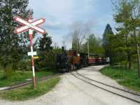 Ausfahrt aus dem Bahnhof Baumschulsee [Peter Gysel/2008]