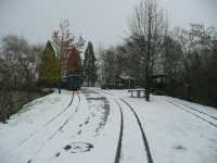 Winterstimmung im Bahnhof Baumschulsee [Peter Gysel/2008]