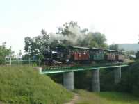 Dampfextrazug auf der grossen Brücke [Peter Gysel/2008]